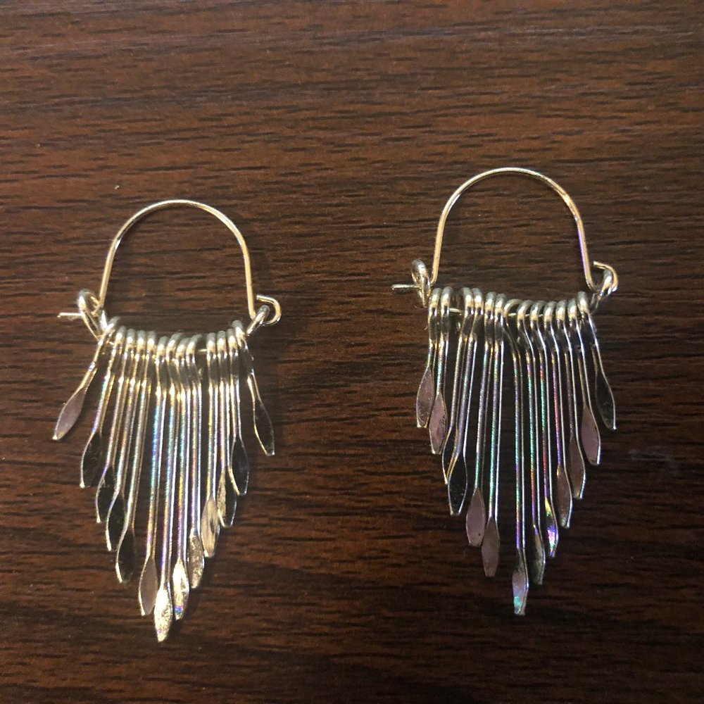 Gorgeous and unique gold earrings